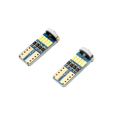 Set di 2 lampadine LED SMD 12V T10 0,05A luce fredda - immagine 2