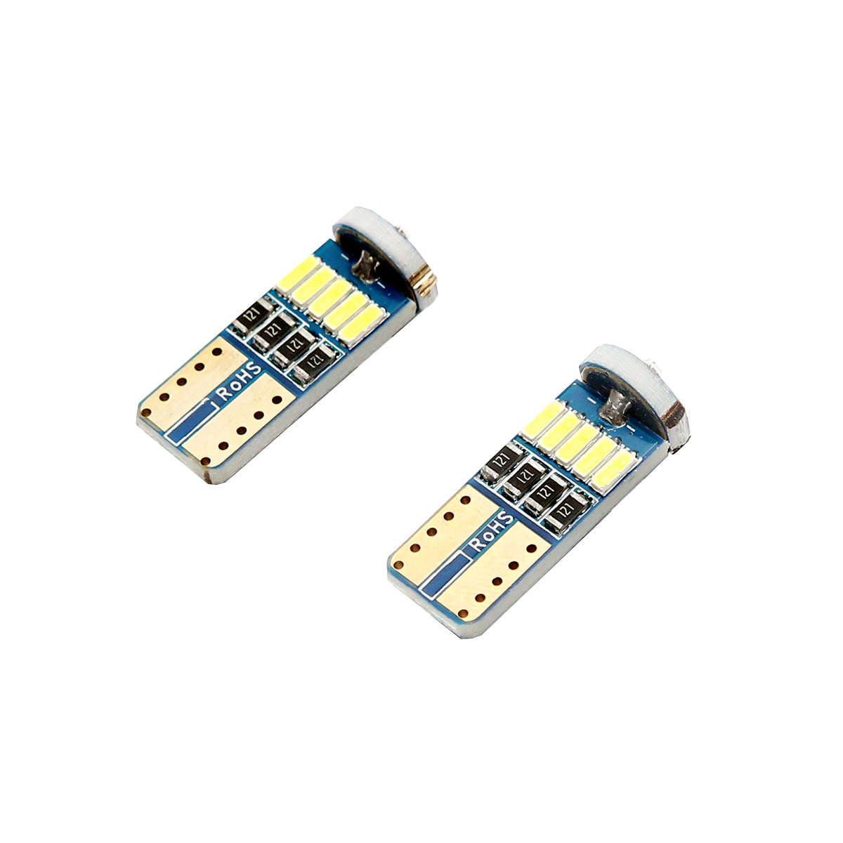 Set di 2 lampadine LED SMD 12V T10 0,05A luce fredda - immagine 2
