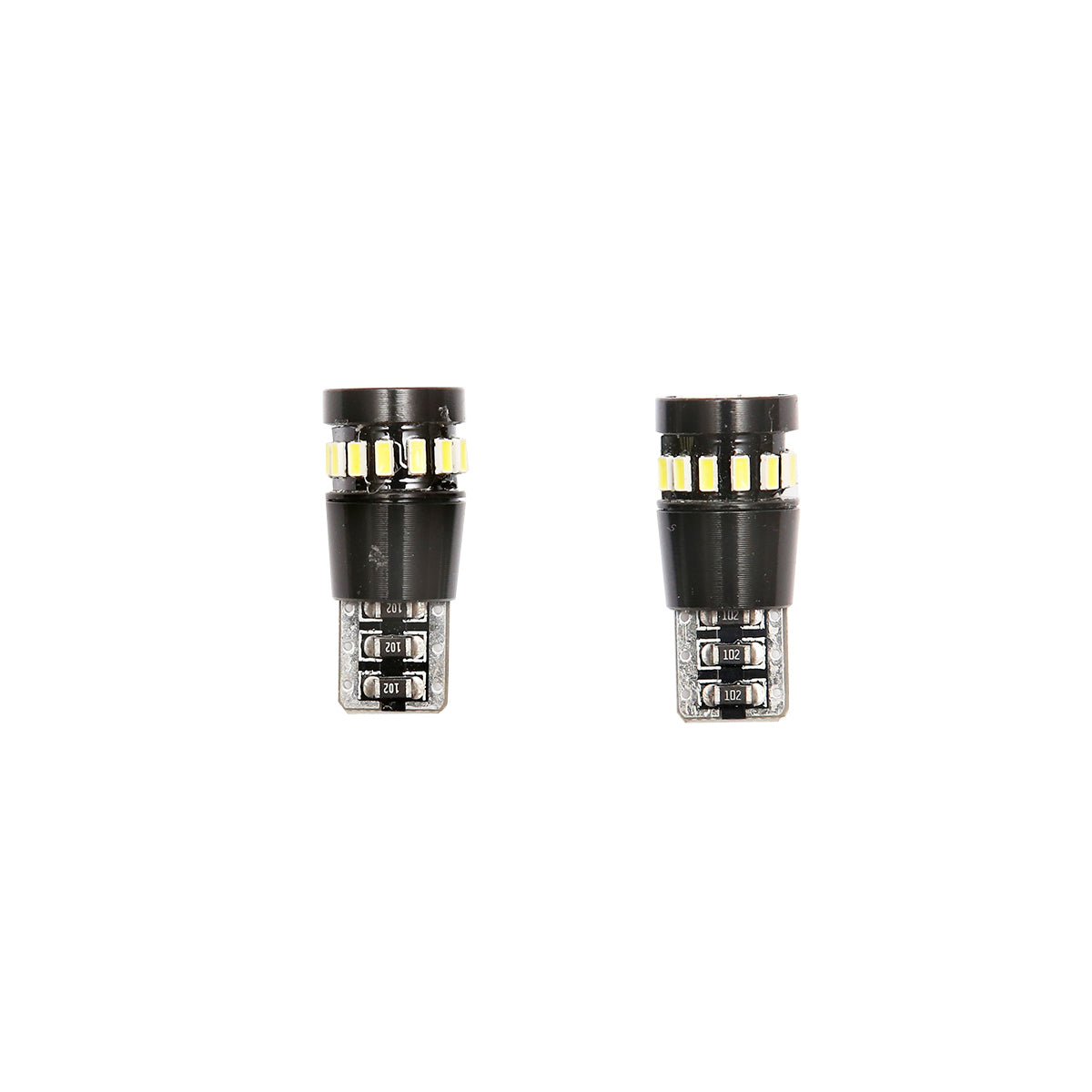 Set di 2 lampadine LED SMD 12V T10 0,12A luce calda