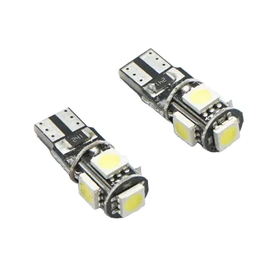 Set di 2 lampadine LED SMD 12V T10 0,16A luce fredda B - immagine 2