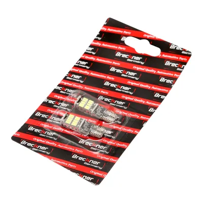 Set di 2 lampadine LED SMD 12V T10 0,2A luce fredda - immagine 5