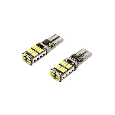 Set di 2 lampadine LED SMD 12V T10 0,2A luce fredda - immagine 3