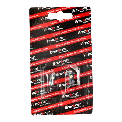 Set di 2 lampadine LED SMD 12V T5 0,03A luce fredda Breckner Germany - immagine 4