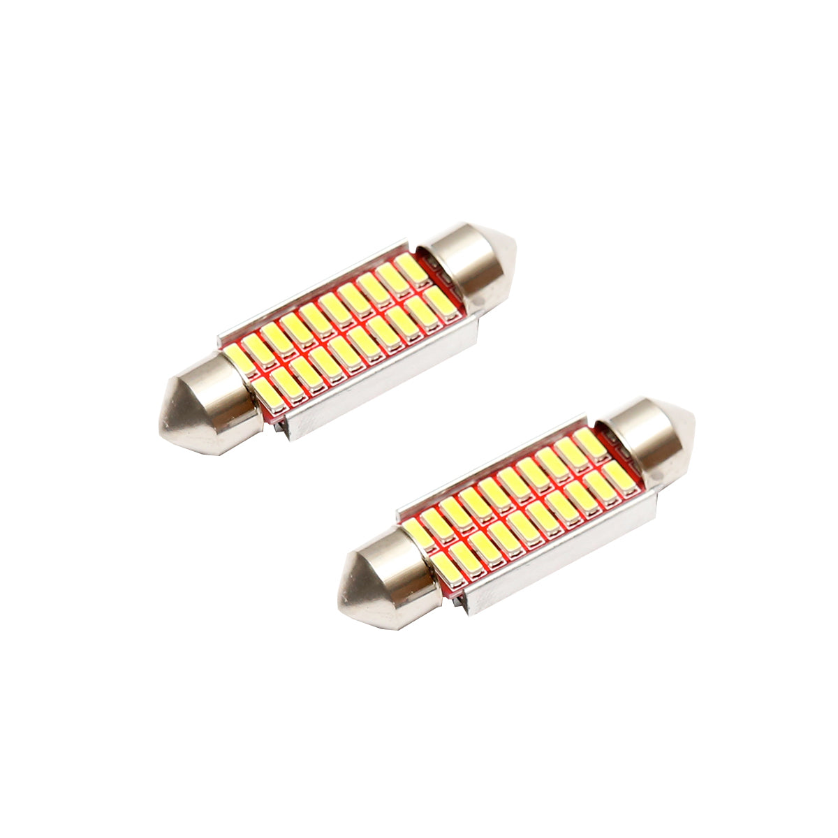 Set di 2 lampadine LED SMD SOFIT 39mm 12V 0,155A luce fredda - immagine 2