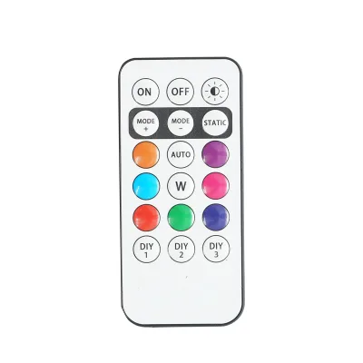 Set di 2 luci stroboscopiche LED RGB con telecomando, 10 modalità, 8 colori, batteria al litio ricaricabile da 110 mAh USB-C IP65 - immagine 2
