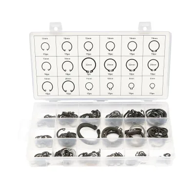 Set di 225 pezzi di sicurezze albero tipo C interne ed esterne - immagine 2