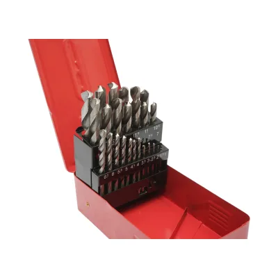 Set di 25 punte elicoidali da 1-13 mm per metallo con gambo cilindrico - immagine 6