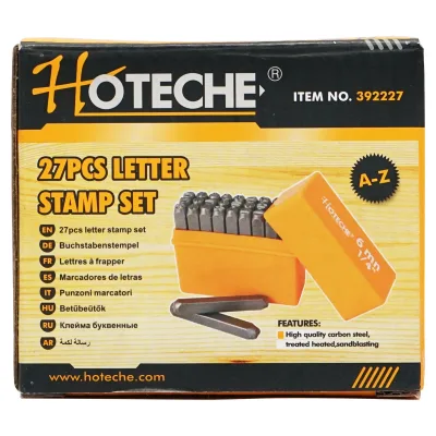 Set di 27 lettere dalla A alla Z, 6 mm, Hoteche - immagine 5