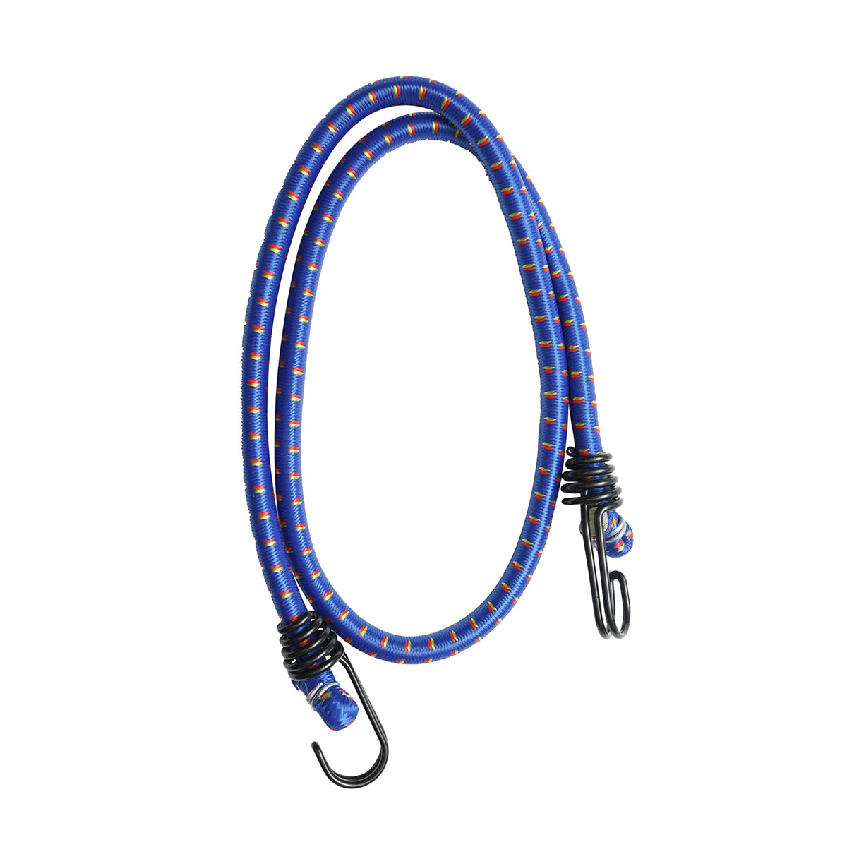 Set di 3 corde elastiche con ganci per ancoraggio carico, 10mmx100cm - immagine 3