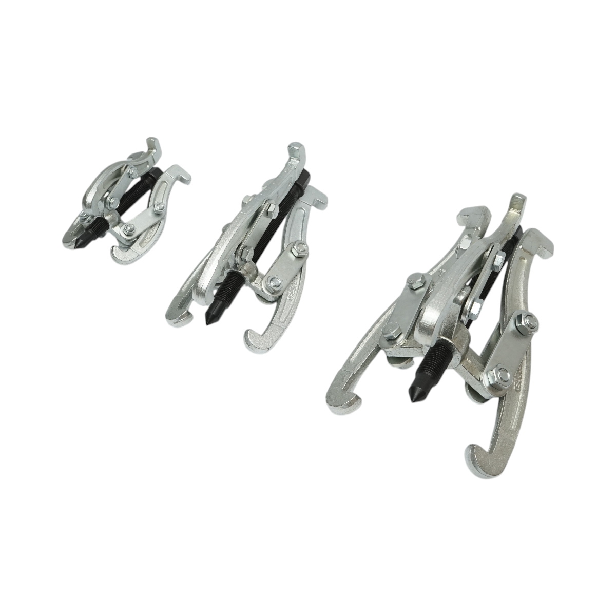 Set di 3 estrattori per cuscinetti a 3 bracci da 100 mm, 150 mm, 200 mm - immagine 2