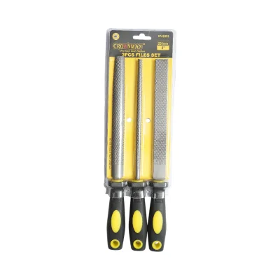 Set di 3 lime universali miste da 200 mm Crownman - immagine 3