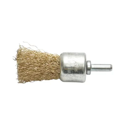 Set di 3 spazzole circolari in filo metallico: diametro 50 mm (coppa 50 mm, spazzola 25 mm, asta 6 mm), velocità massima 4500 giri/min. Breckner Germany - immagine 6
