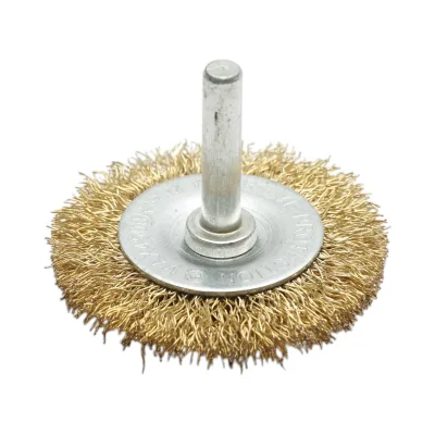 Set di 3 spazzole circolari in filo metallico: diametro 50 mm (coppa 50 mm, spazzola 25 mm, asta 6 mm), velocità massima 4500 giri/min. Breckner Germany - immagine 5