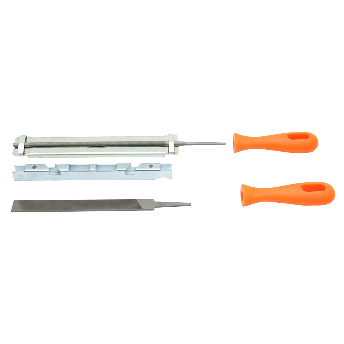 Set di 3 utensili per affilare le catene delle motoseghe con passo da 3/8 - immagine 2