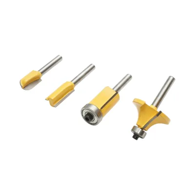 Set di 35 frese per legno con cuscinetto, albero in acciaio da 8 mm per fresatrice - immagine 4