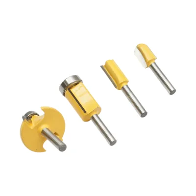 Set di 35 frese per legno con cuscinetto, albero in acciaio da 8 mm per fresatrice - immagine 6
