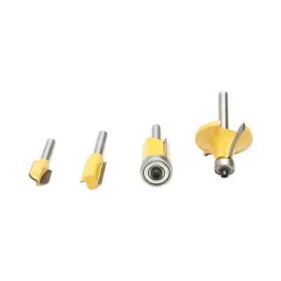 Set di 35 frese per legno con cuscinetto, albero in acciaio da 8 mm per fresatrice - immagine 5