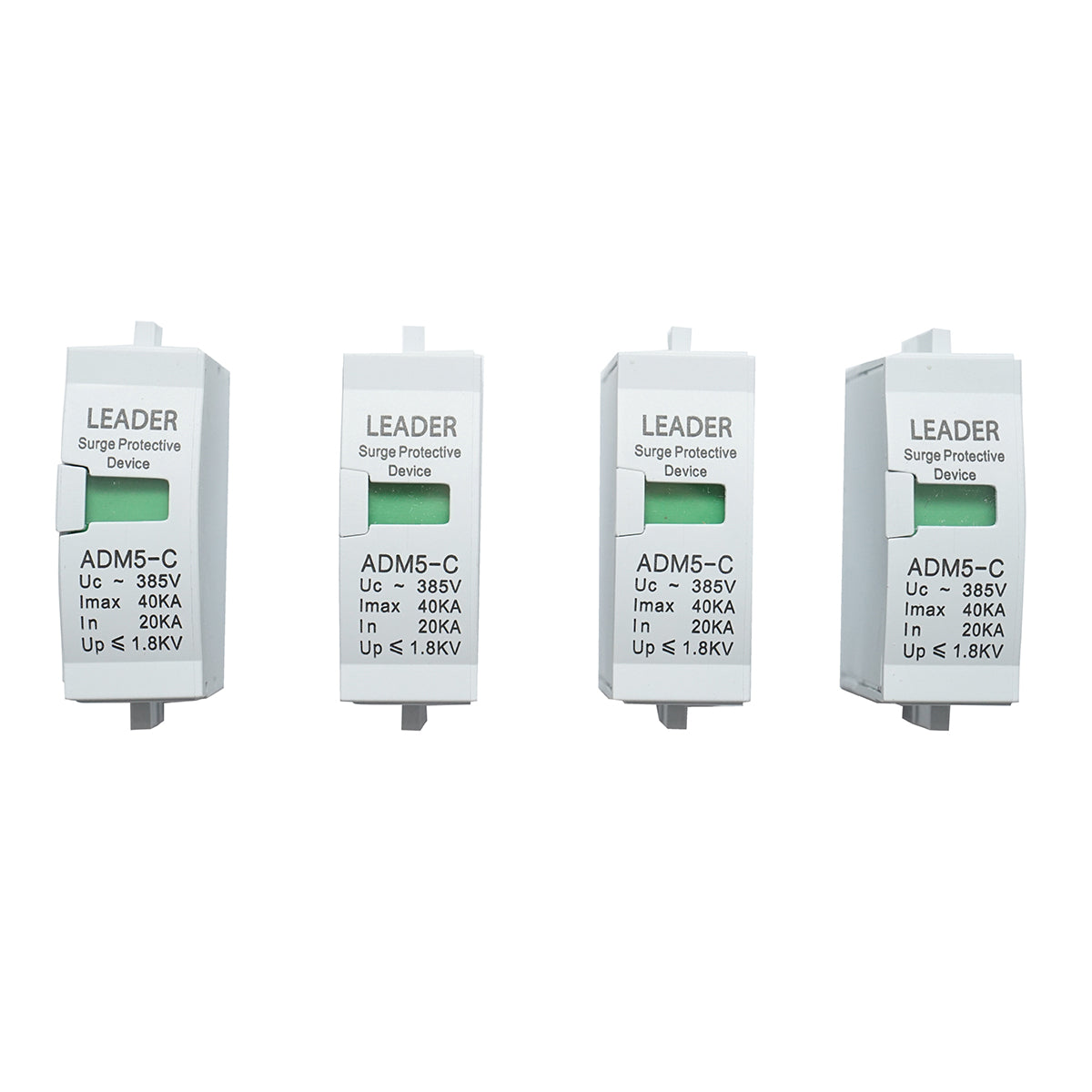 Set di 4 cartucce per scaricatore di sovratensione AC SPD 4P-40KA Leader