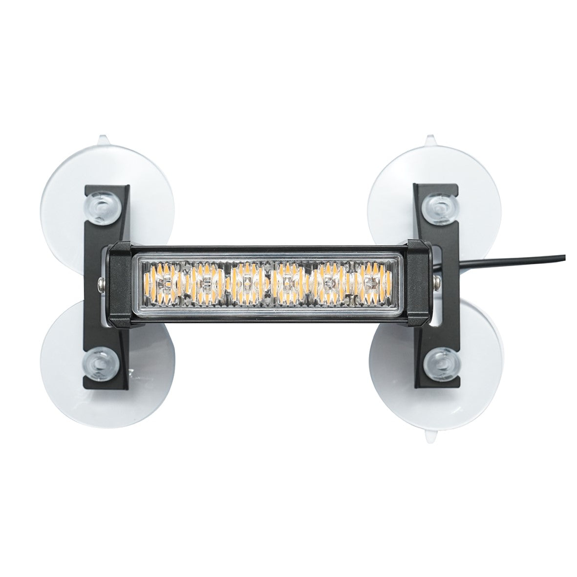 Set di 4 luci stroboscopiche con 6 LED, luce gialla 12V Breckner Germany - immagine 4