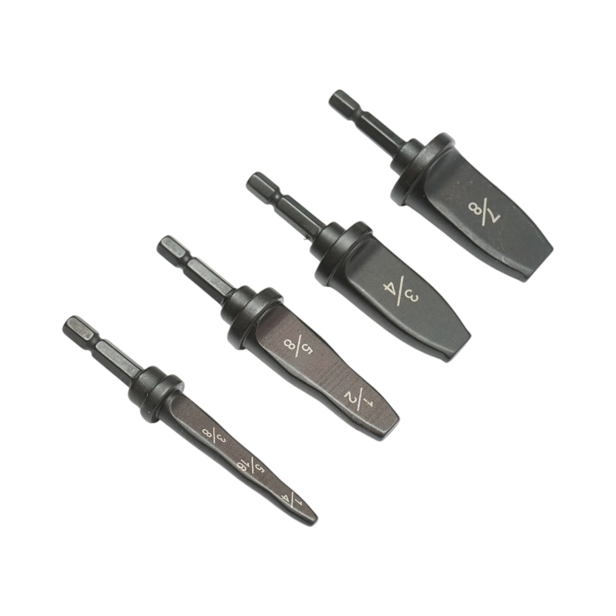 Set di 4 punte per espansione tubi 1/4–7/8 inch per impianti HVAC/R.
