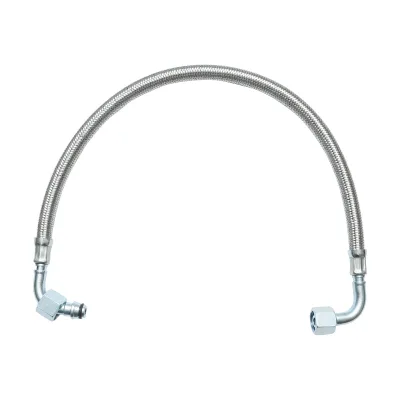 Set di 4 tubi flessibili idraulici per verricello per trattore forestale con lunghezza di 500/800/1300/1800 mm - immagine 5