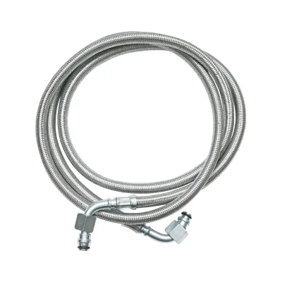 Set di 4 tubi flessibili idraulici per verricello per trattore forestale con lunghezza di 500/800/1300/1800 mm - immagine 4