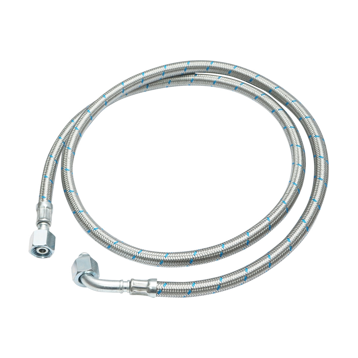 Set di 4 tubi flessibili idraulici per verricello per trattore forestale con lunghezza di 500/800/1300/1800 mm - immagine 3