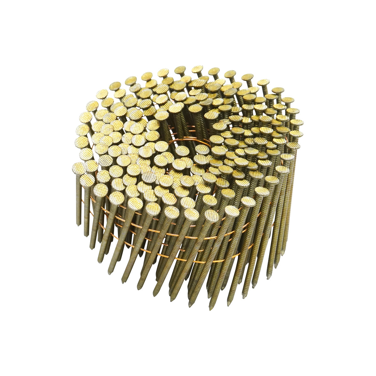 Set di 4500 chiodi su tamburo/rullo, anellati 3x70mm, 225 pezzi/rotolo