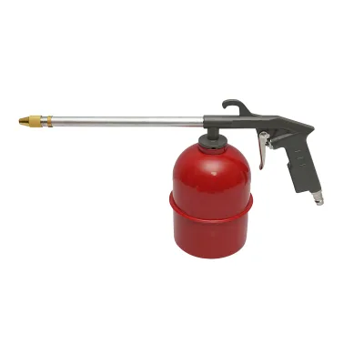 Set di 5 pezzi ad aria compressa con tubo a spirale da 5 m, ideale per lavaggio, verniciatura, gonfiaggio e soffiaggio. Breckner Germany - immagine 3