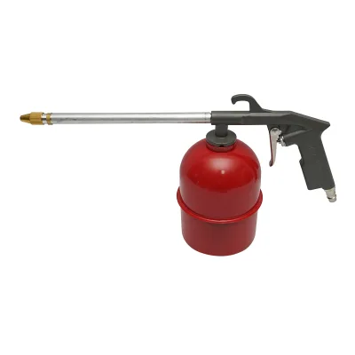 Set di 5 pezzi ad aria compressa con tubo a spirale da 5 m, ideale per lavaggio, verniciatura, gonfiaggio e soffiaggio. Breckner Germany - immagine 3