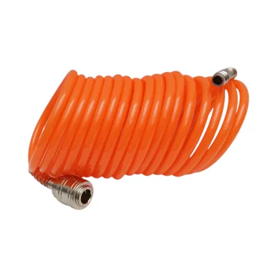Set di 5 pezzi ad aria compressa con tubo a spirale da 5 m, ideale per lavaggio, verniciatura, gonfiaggio e soffiaggio. Breckner Germany - immagine 6