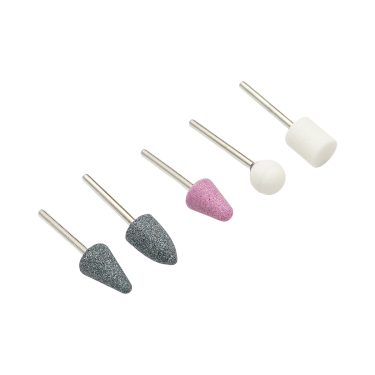 Set di 5 pietre abrasive con gambo da 3 mm Crownman - immagine 2