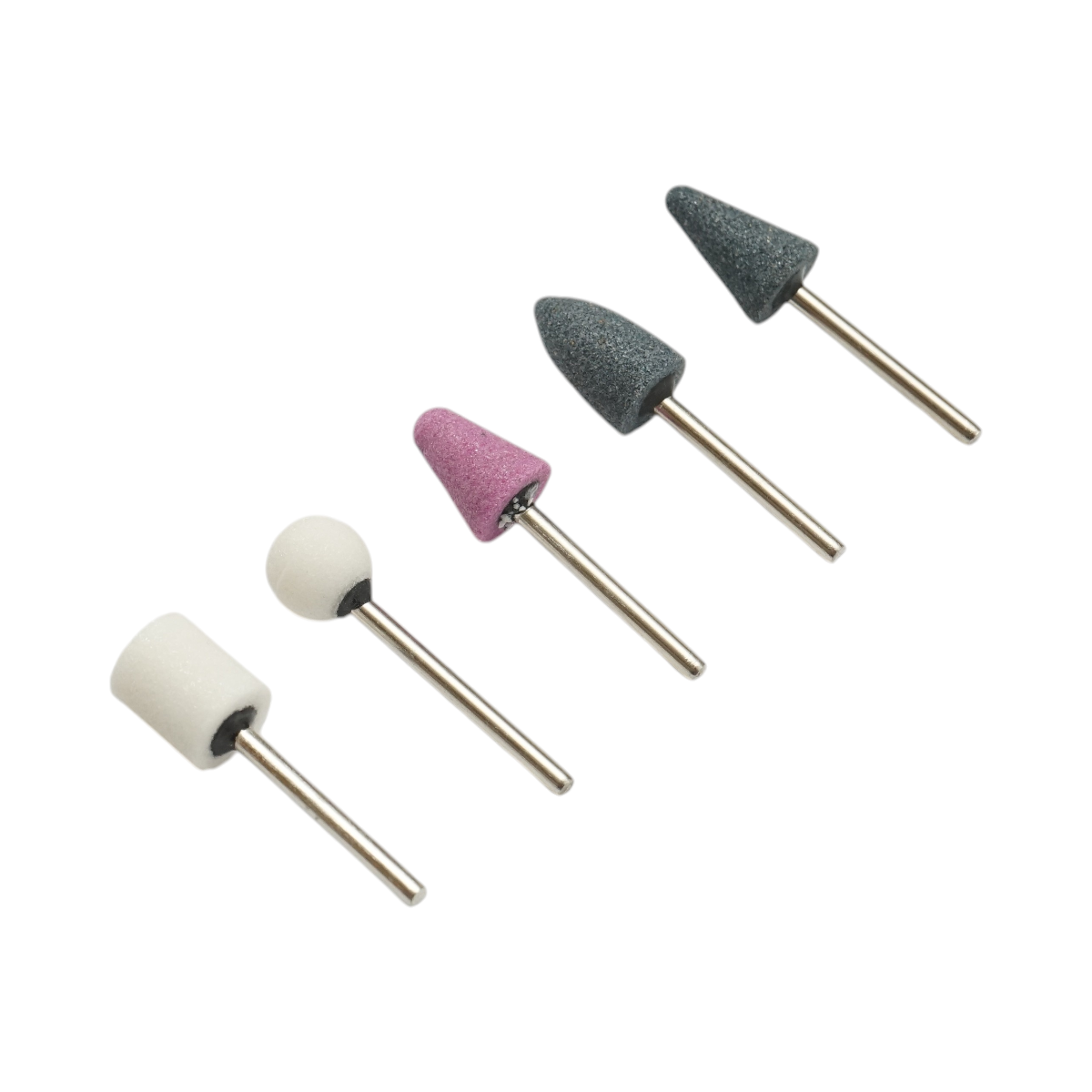 Set di 5 pietre abrasive con gambo da 3 mm Crownman - immagine 4