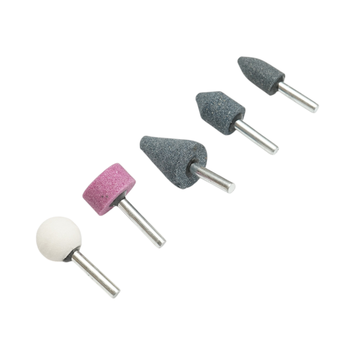 Set di 5 pietre abrasive con gambo da 6 mm Crownman - immagine 4