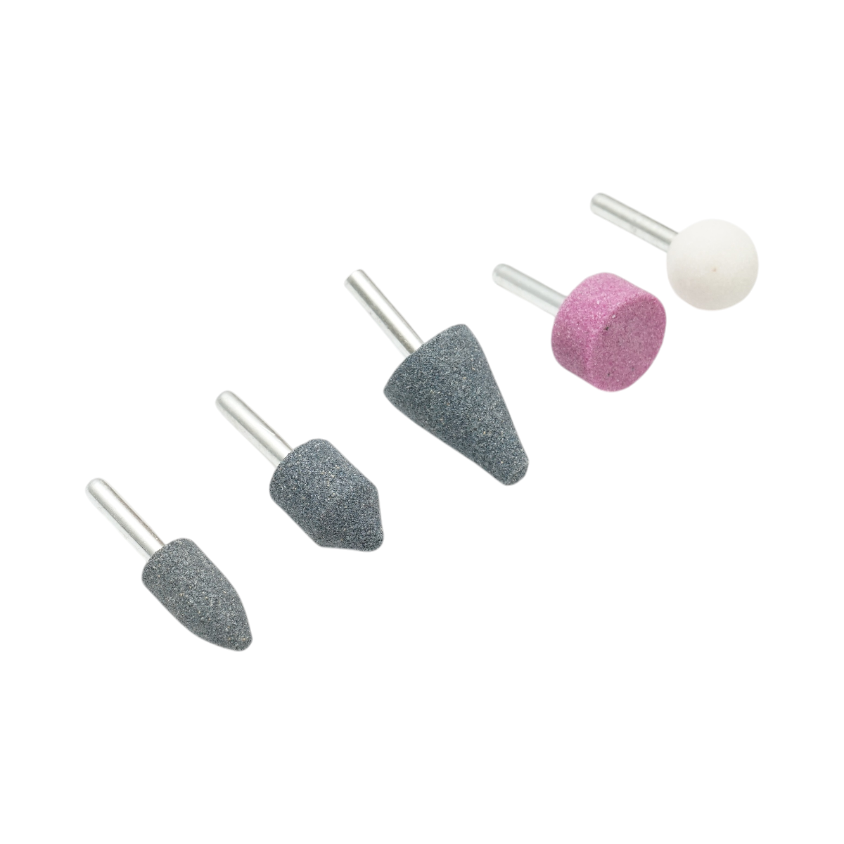 Set di 5 pietre abrasive con gambo da 6 mm Crownman - immagine 2