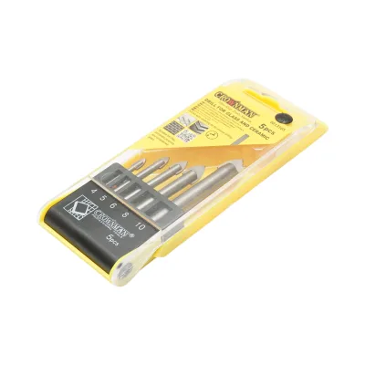 Set di 5 punte da trapano Crownman da 4-10 mm per vetro e ceramica - immagine 2