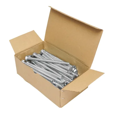 Set di 50 viti a testa esagonale DIN 933-8.8 M10X150