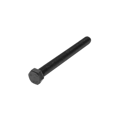 Set di 50 viti a testa esagonale nere DIN 933 M12x120 G10,9 - immagine 3