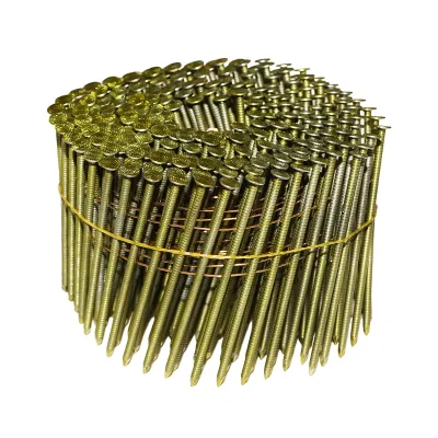 Set di 5000 chiodi su tamburo/rullo, anellati 2,8x80mm, 250 pezzi/rotolo