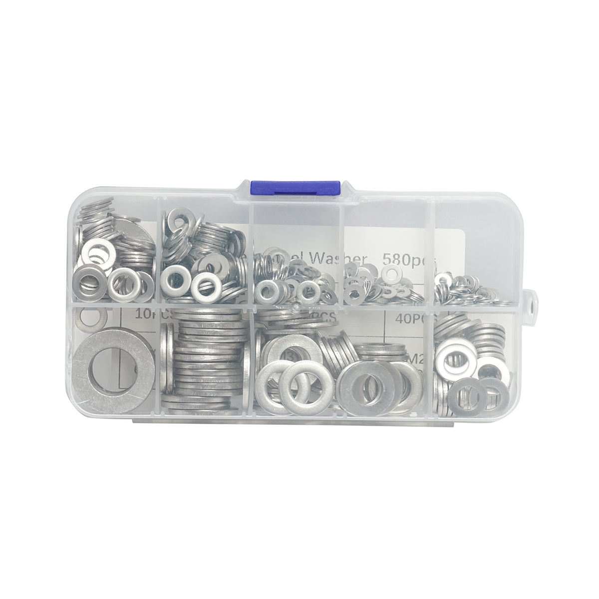 Set di 580 rondelle DIN125, M2-M12 Breckner Germany - immagine 2