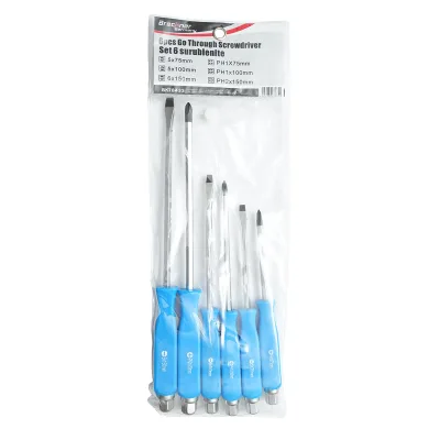 Set di 6 cacciaviti a impulsi 5-150 mm Cromo-Vanadio - immagine 3