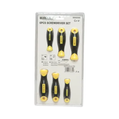 Set di 6 cacciaviti magnetici professionali CR-V Crownman - immagine 5