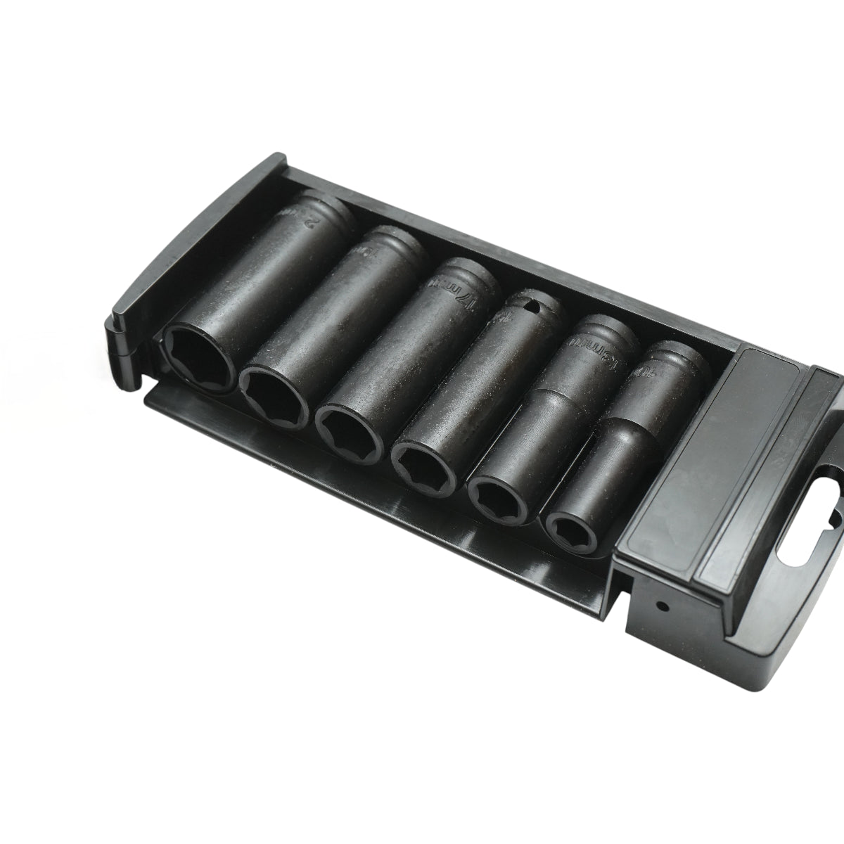 Set di 6 chiavi a bussola a impatto lunghe 10-21 mm, 78 mm, quadrate da 1/2 pollice in acciaio Cr-Mo Breckner Germany - immagine 4