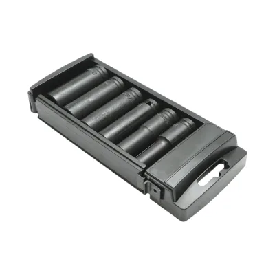 Set di 6 chiavi a bussola a impatto lunghe 10-21 mm, 78 mm, quadrate da 1/2 pollice in acciaio Cr-Mo Breckner Germany - immagine 2