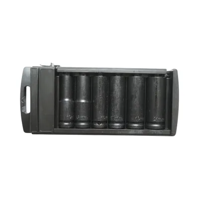 Set di 6 chiavi a bussola a impatto lunghe 10-21 mm, 78 mm, quadrate da 1/2 pollice in acciaio Cr-Mo Breckner Germany - immagine 5