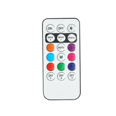 Set di 6 luci stroboscopiche LED RGB con telecomando, 10 modalità, 8 colori, batteria al litio ricaricabile da 110 mAh USB-C IP65 - immagine 3