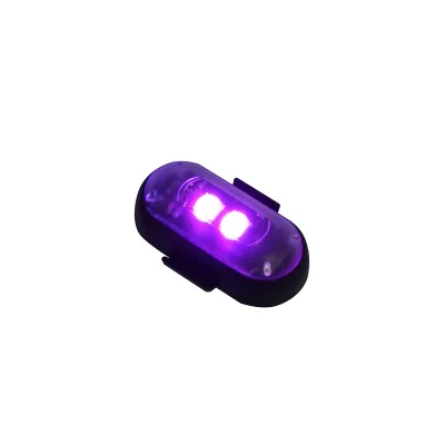 Set di 6 luci stroboscopiche LED RGB con telecomando, 10 modalità, 8 colori, batteria al litio ricaricabile da 110 mAh USB-C IP65 - immagine 6
