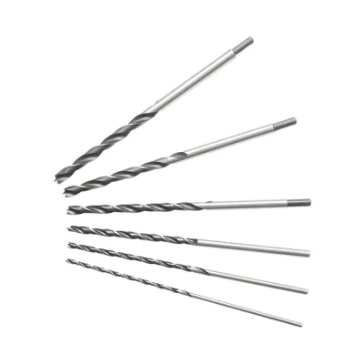 Set di 6 punte per trapano per legno, 6-14 mm, lunghezza 300 mm, gambo cilindrico, punta di centraggio Breckner Germany - immagine 3