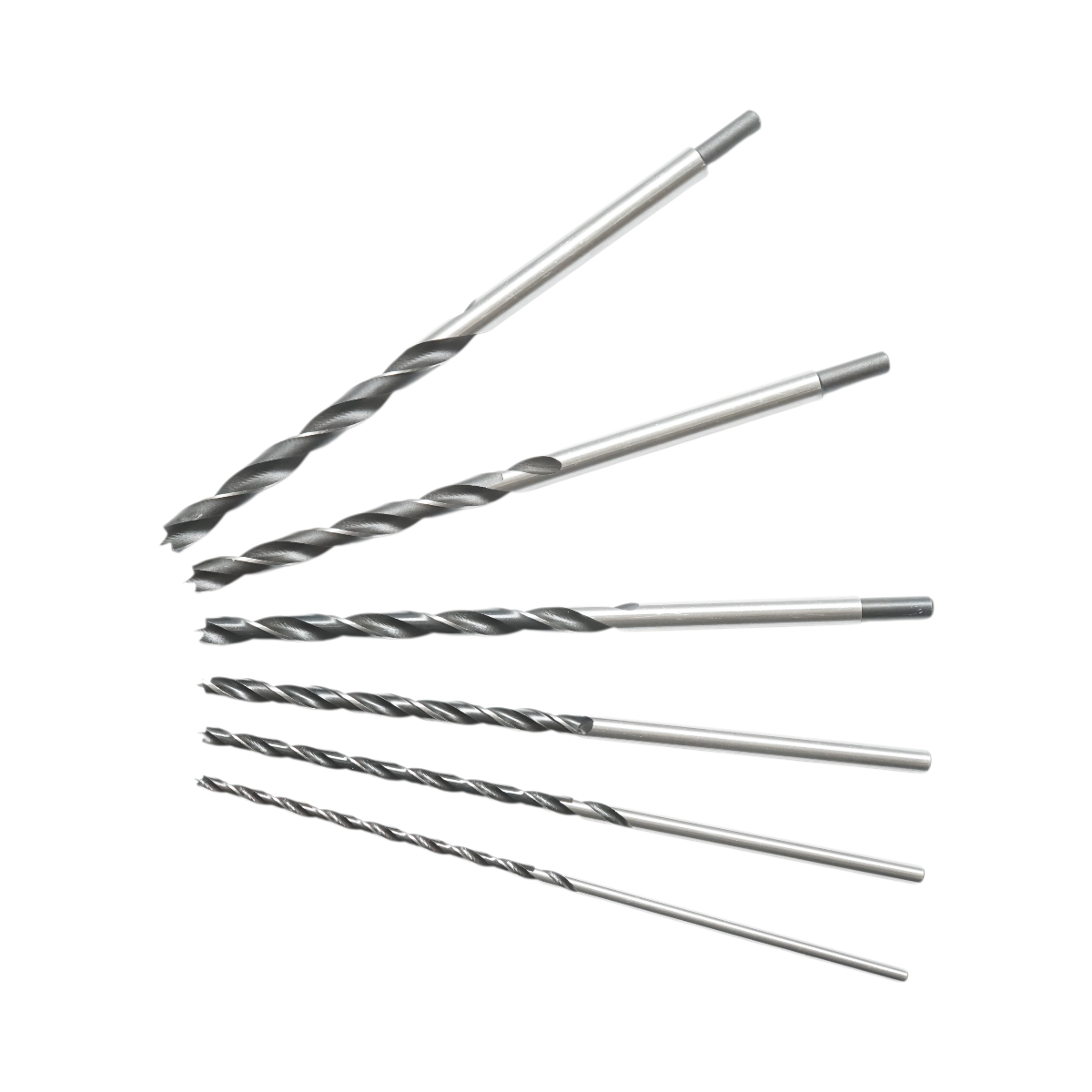 Set di 6 punte per trapano per legno, 6-14 mm, lunghezza 300 mm, gambo cilindrico, punta di centraggio Breckner Germany - immagine 3