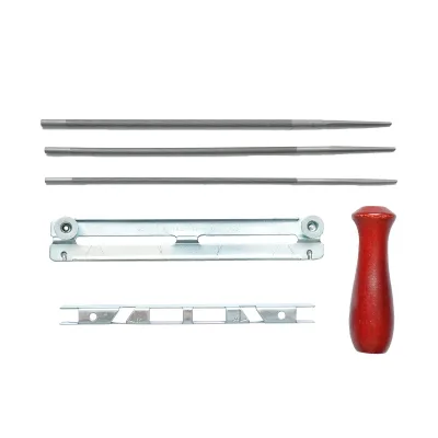 Set di 6 utensili per affilare le catene delle motoseghe con passo da 3/8 - immagine 3